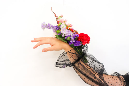 Flowers in the hand