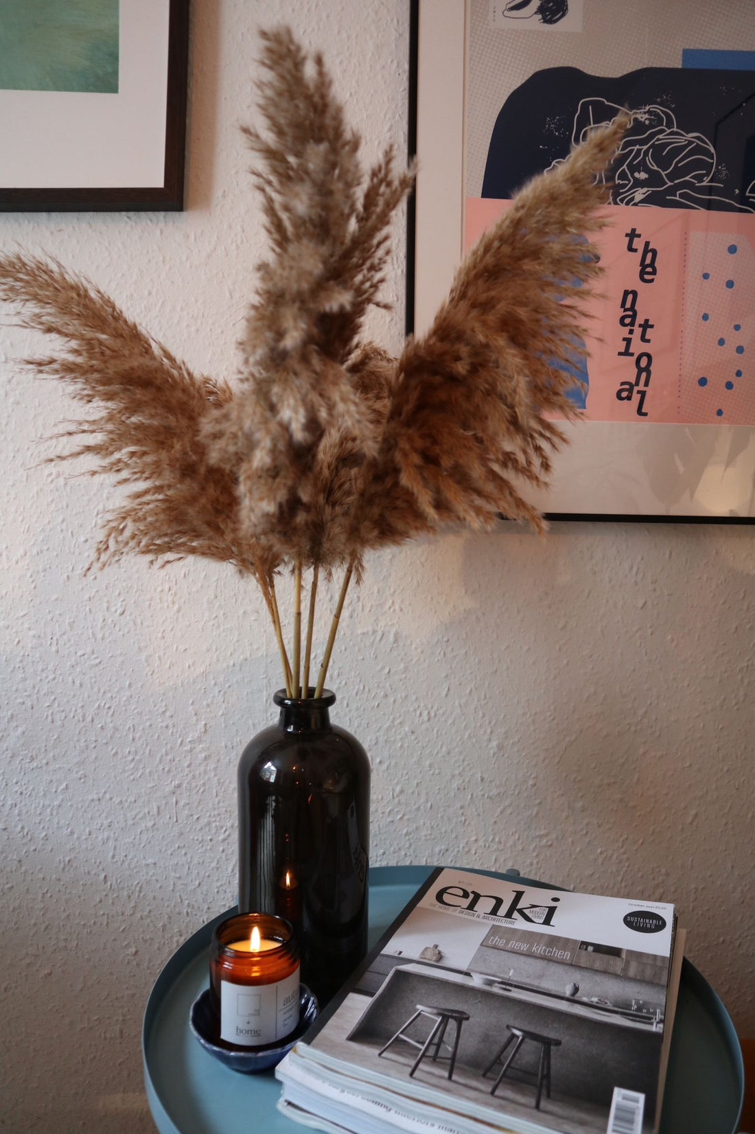 How to decorate your home with pampas grass.