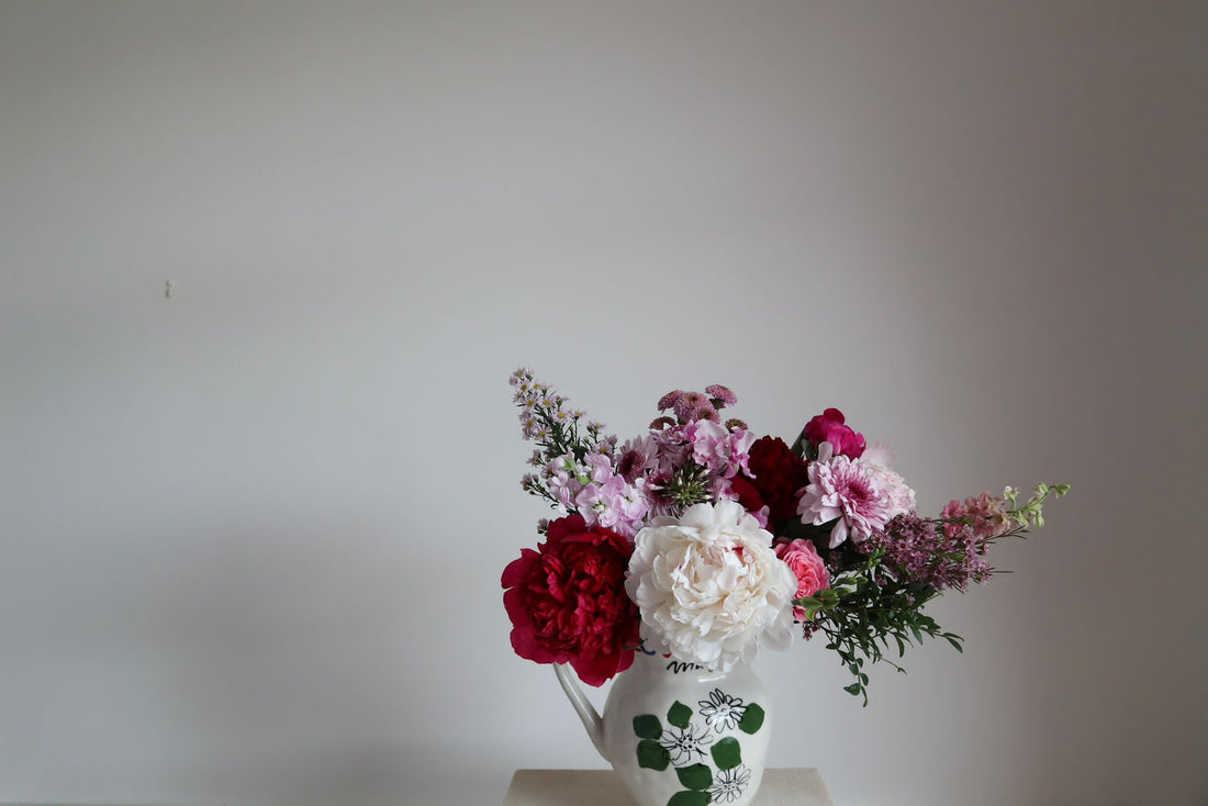 Peony Vase Arrangement